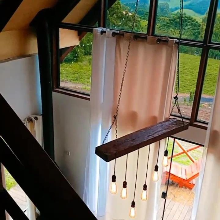 Chale Com Vidros E Hidromassagem Villa São Bento do Sapucaí Eksteriør billede